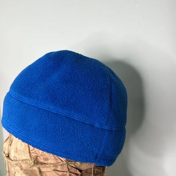 Lot of Two (2) kids L.L. bean Blue Fleece Beanies - Picture 2 of 6